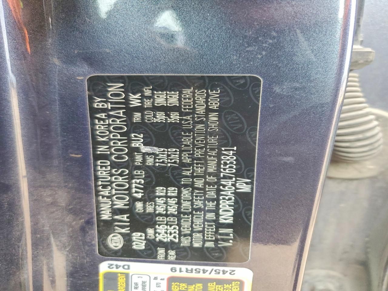 2020 KIA Sportage sx