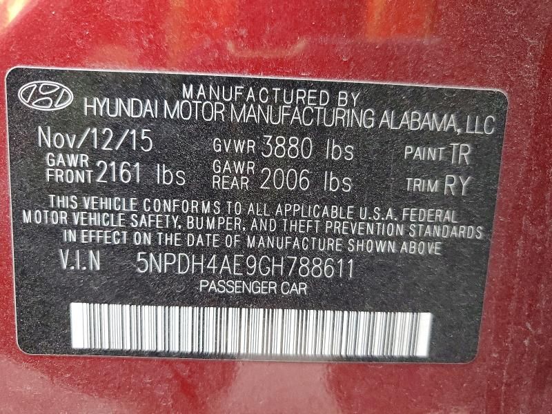 2016 Hyundai Elantra se