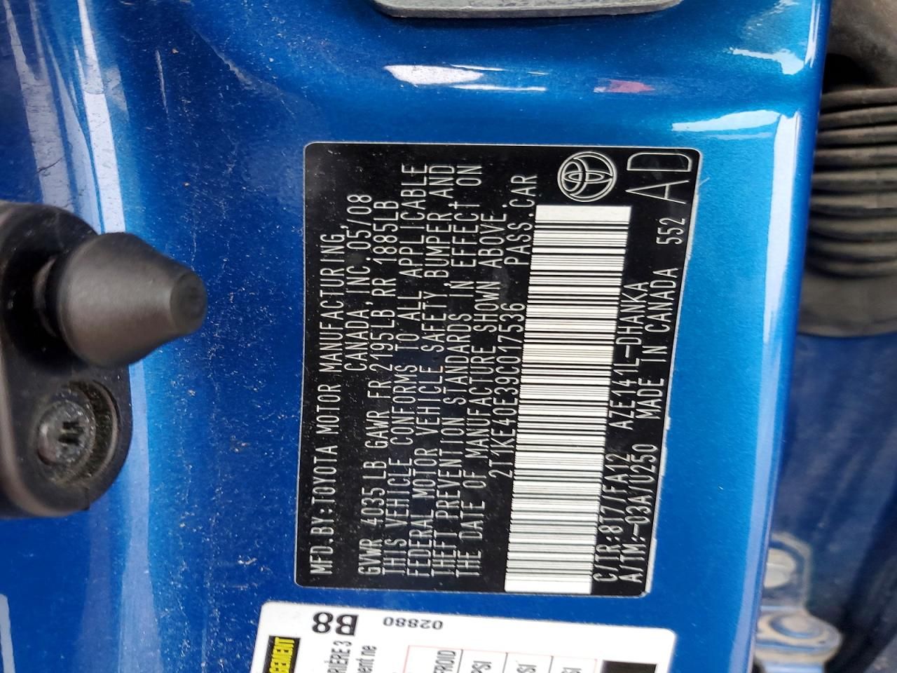 2009 Toyota Corolla Matrix s