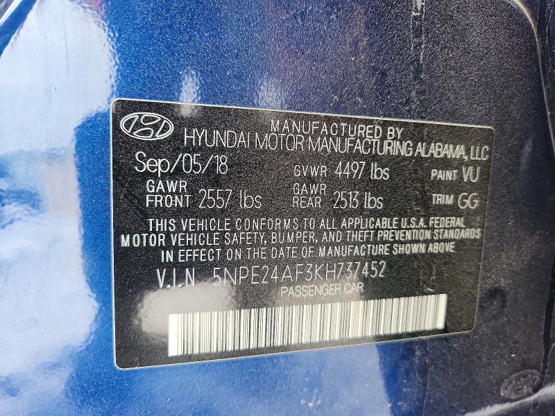 2019 Hyundai Sonata se