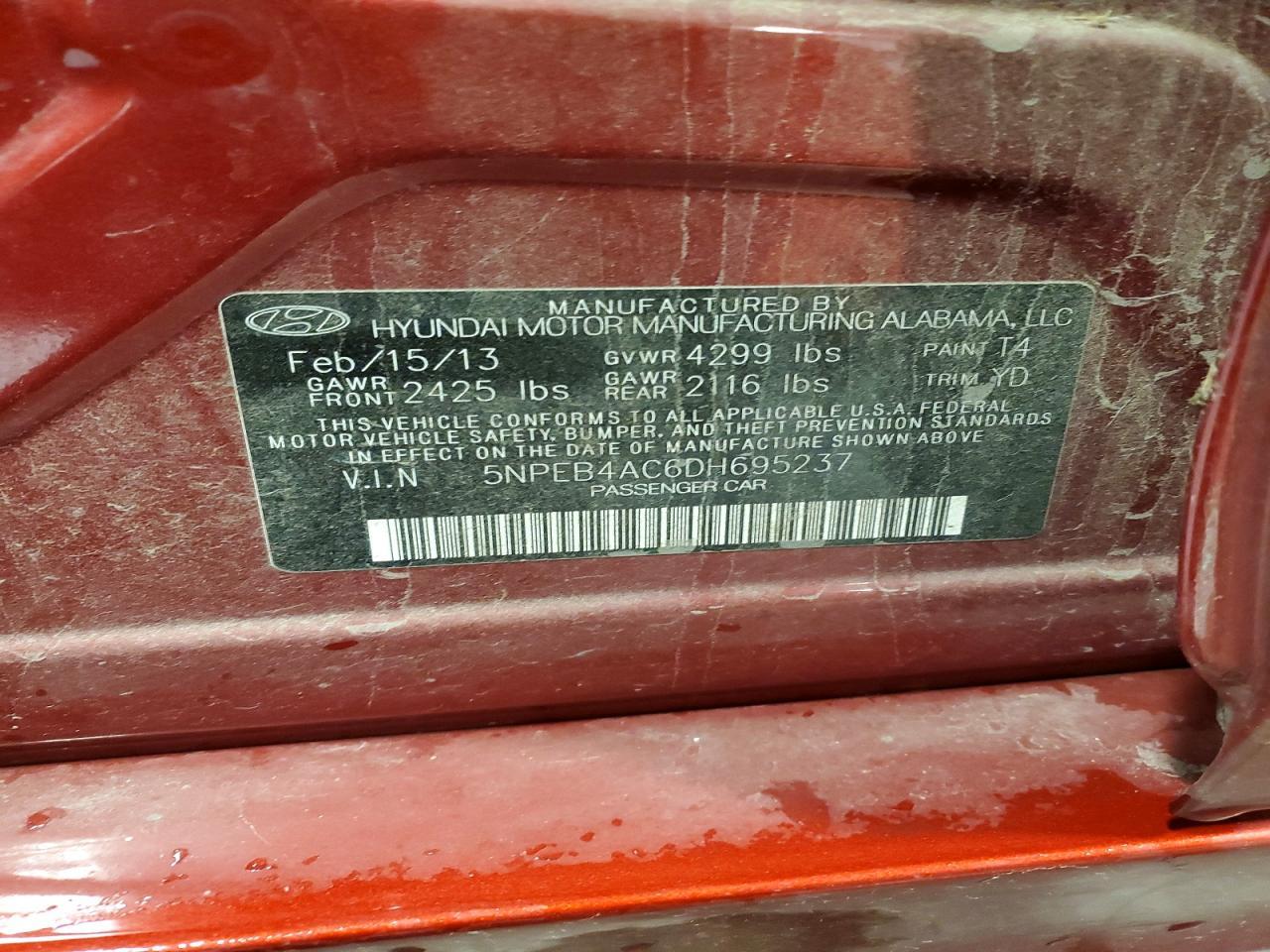 2013 Hyundai Sonata gls