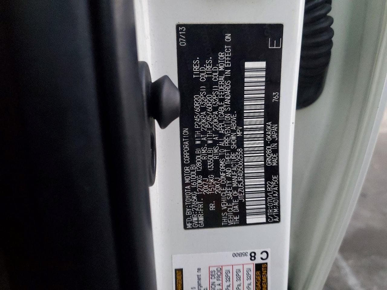 2013 Toyota 4runner SR5