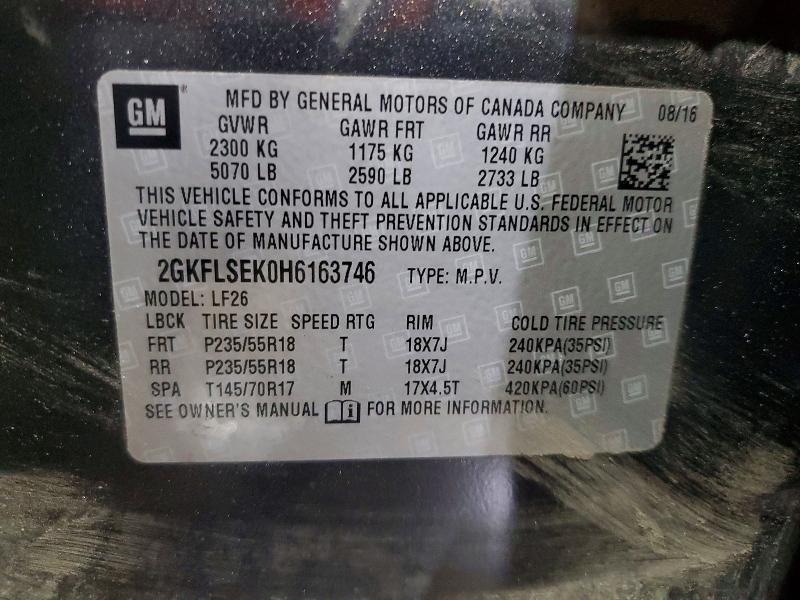 2017 GMC Terrain sle
