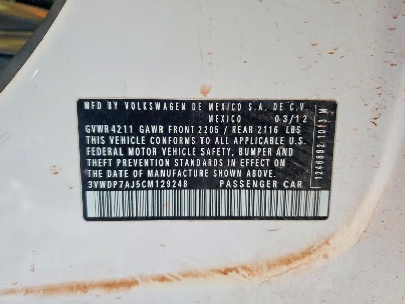 2012 Volkswagen Jetta se