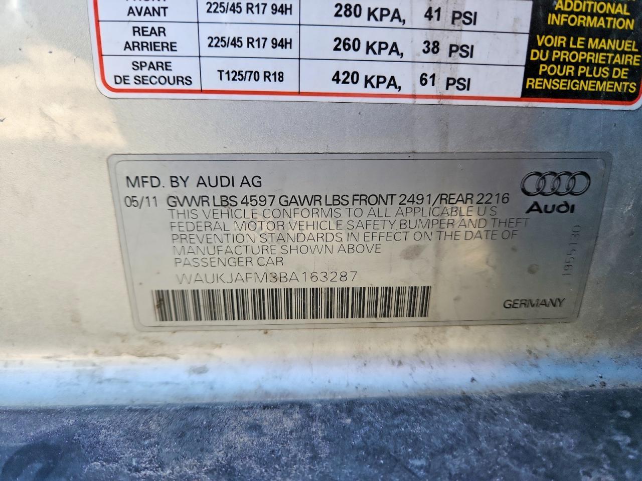 2011 Audi A3 Premium Plus