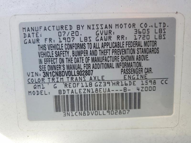 2020 Nissan Versa s
