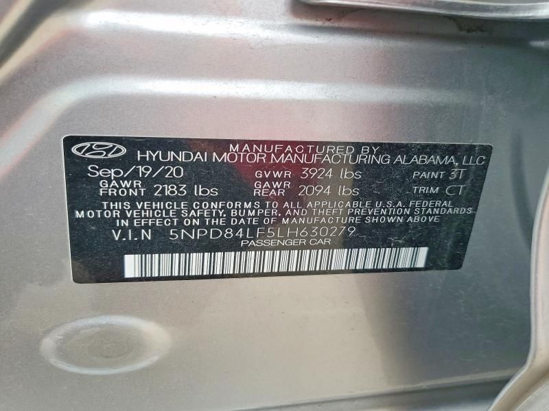 2020 Hyundai Elantra sel