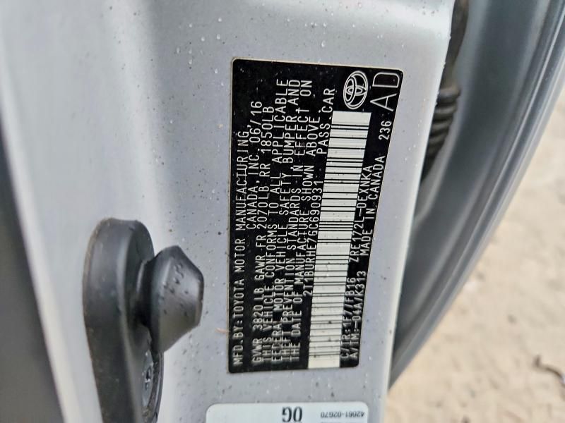 2016 Toyota Corolla l