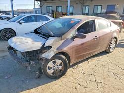 Salvage cars for sale from Copart Los Angeles, CA: 2017 KIA Forte lx