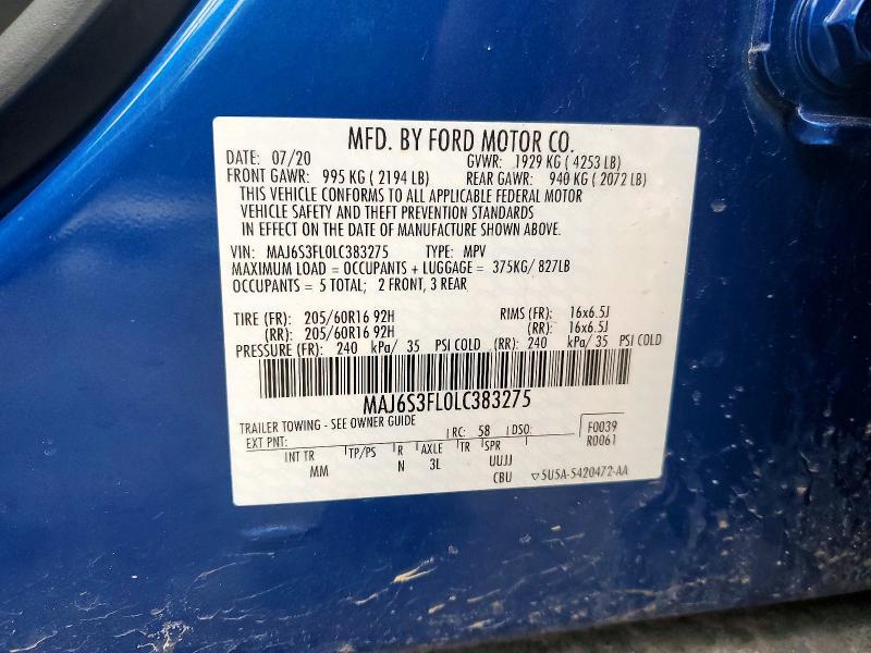 2020 Ford Ecosport s