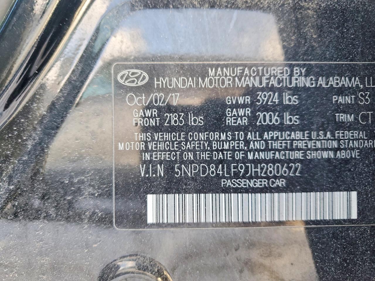 2018 Hyundai Elantra sel