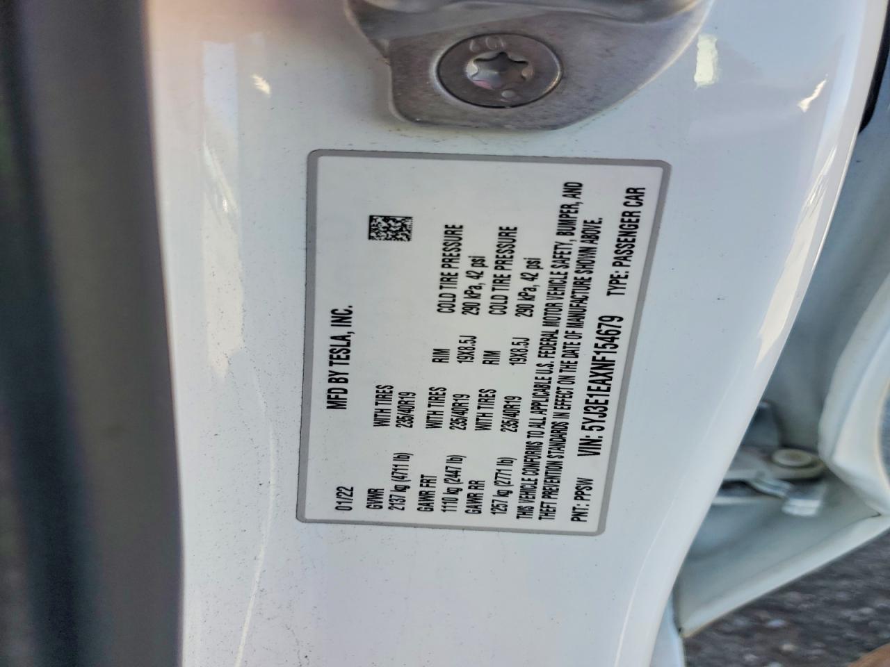 2022 Tesla Model 3