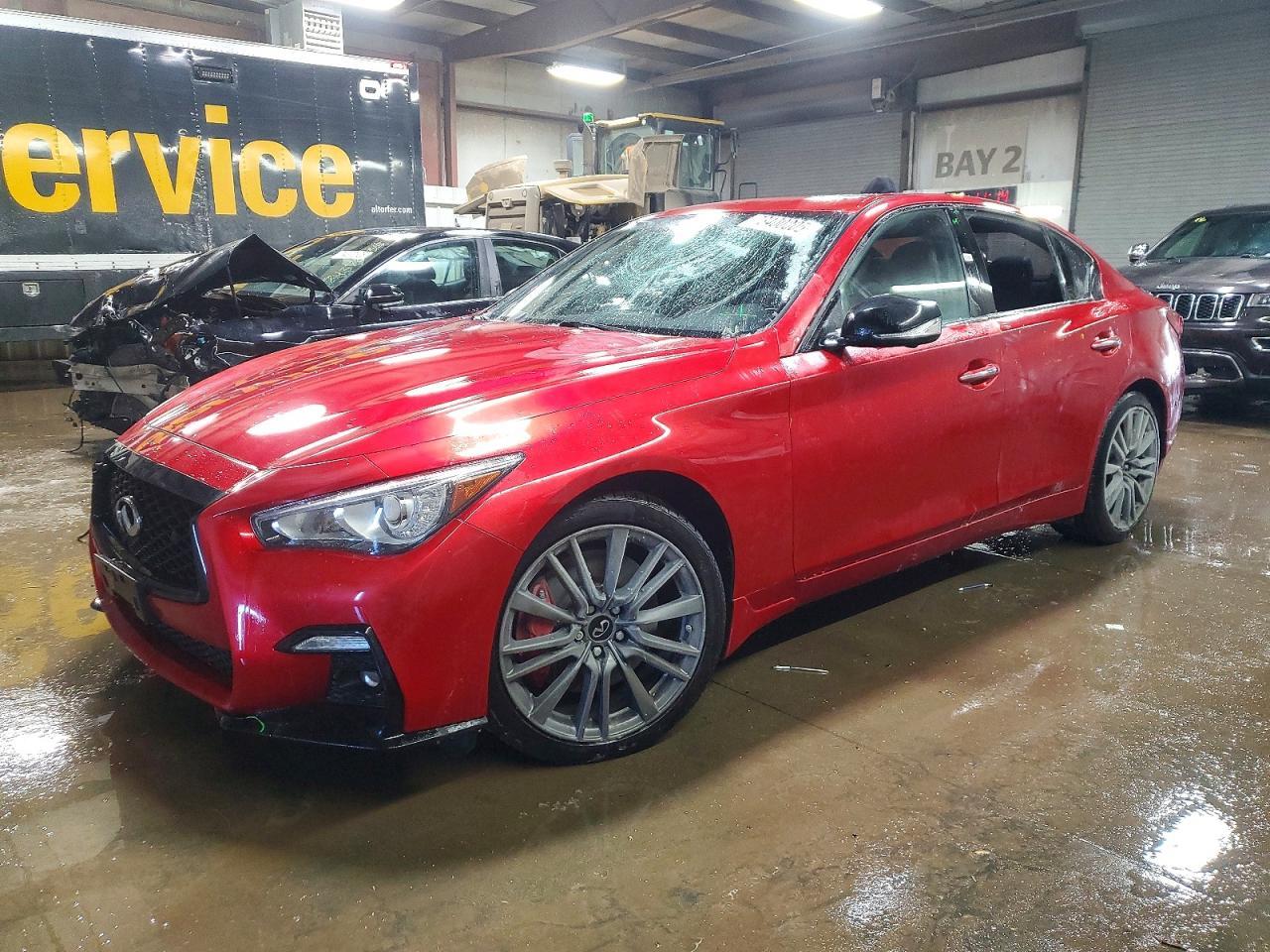 2021 Infiniti Q50 red Sport 400