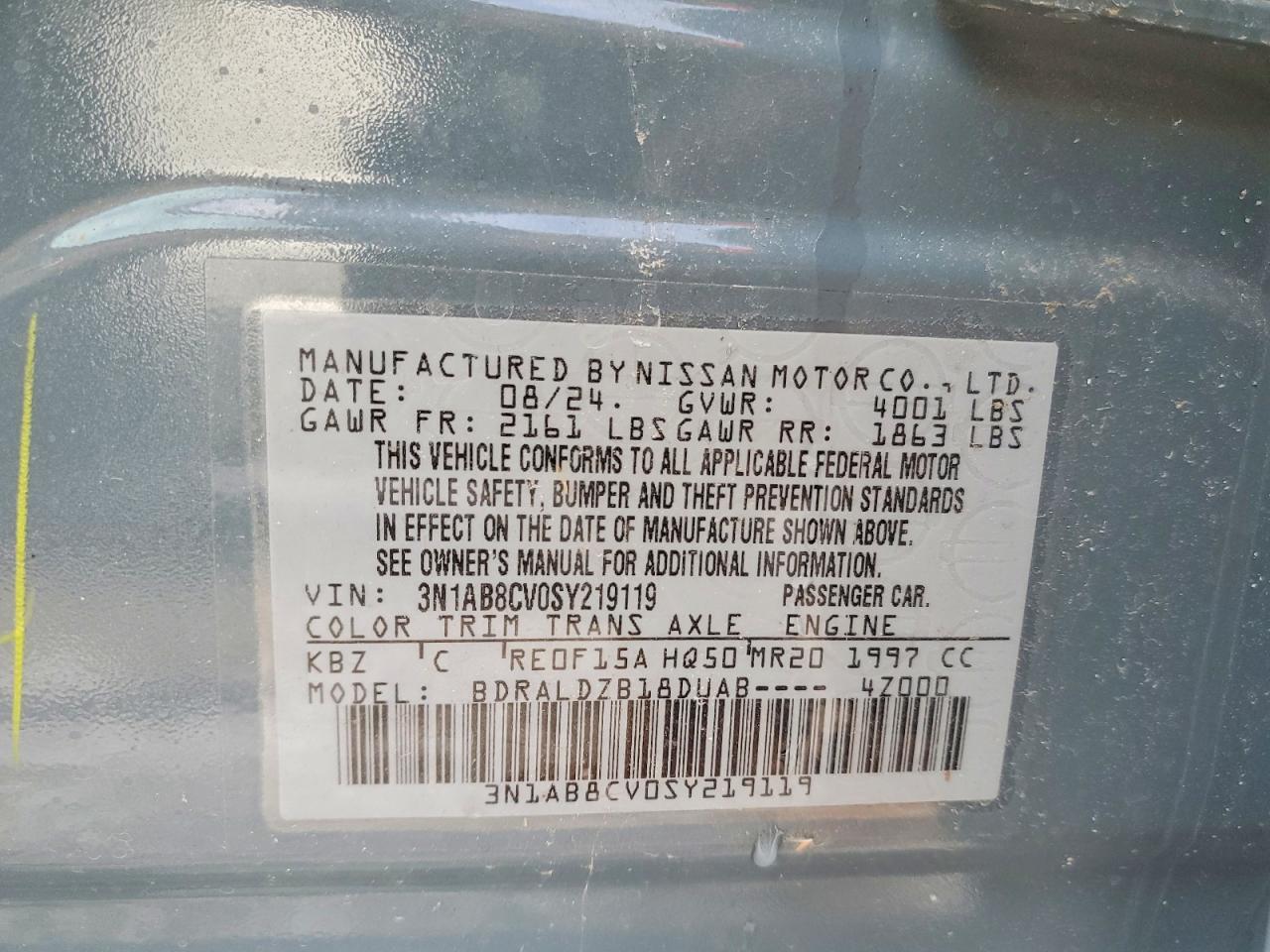 2025 Nissan Sentra sv