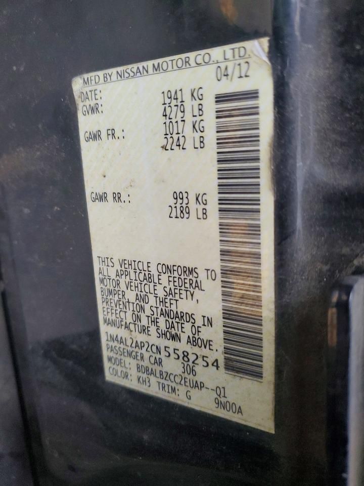 2012 Nissan Altima Base