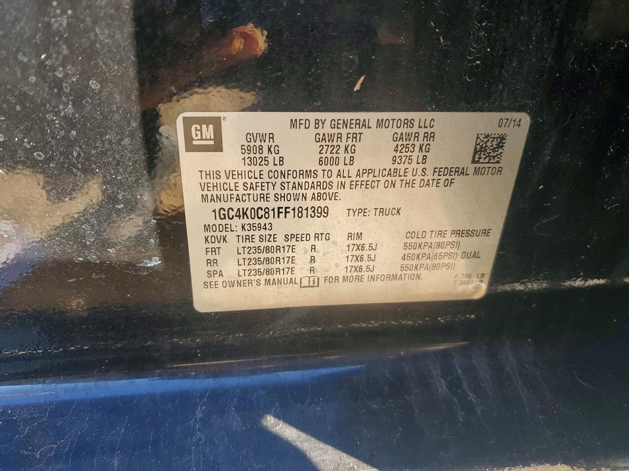 2015 Chevrolet Silverado K3500 LTZ