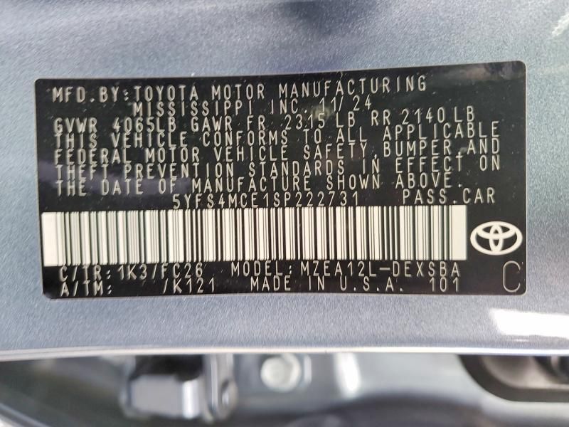 2025 Toyota Corolla se