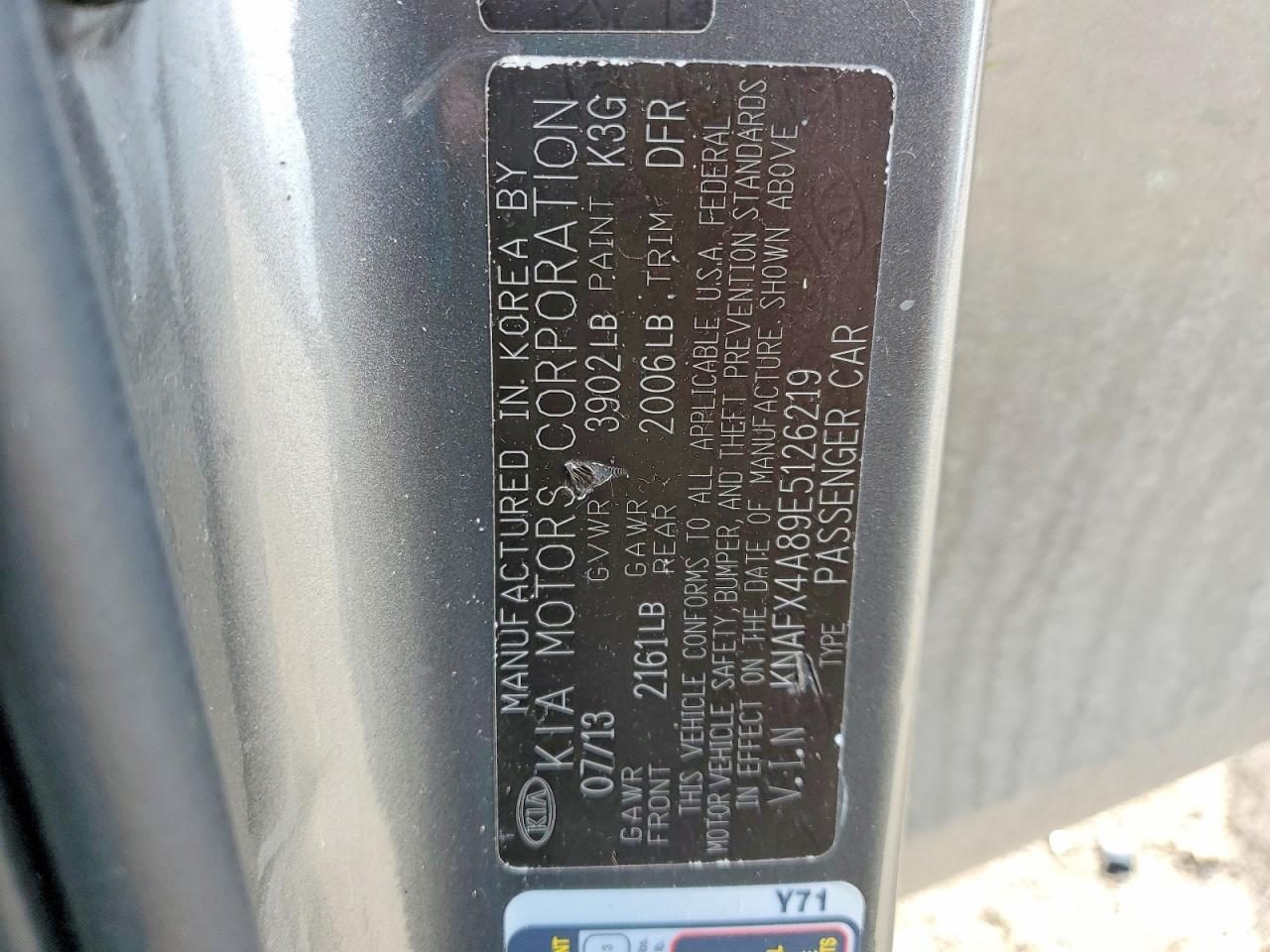 2014 KIA Forte ex