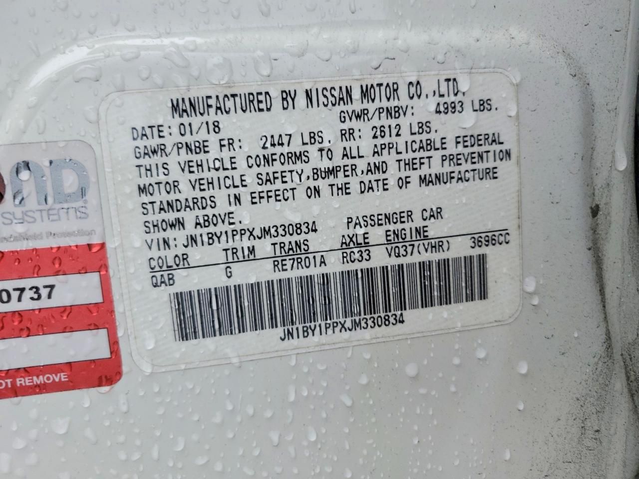 2018 Infiniti Q70l 3.7 Luxe