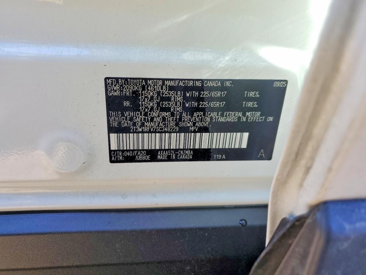 2025 Toyota Rav4 xle