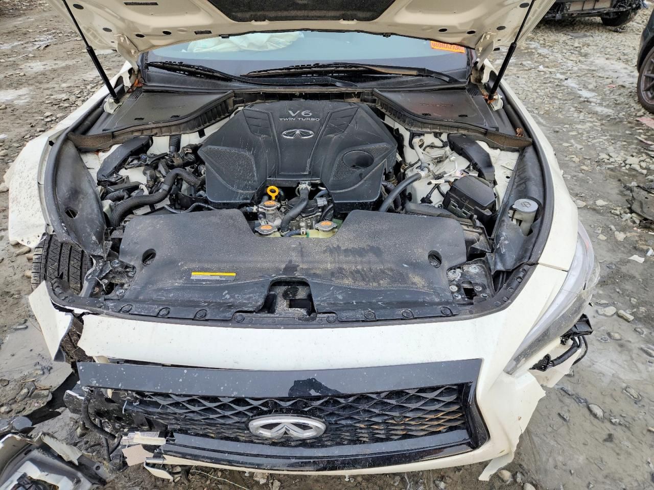 2023 Infiniti Q50 red Sport 400