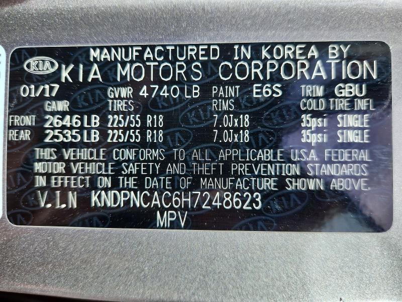 2017 KIA Sportage ex