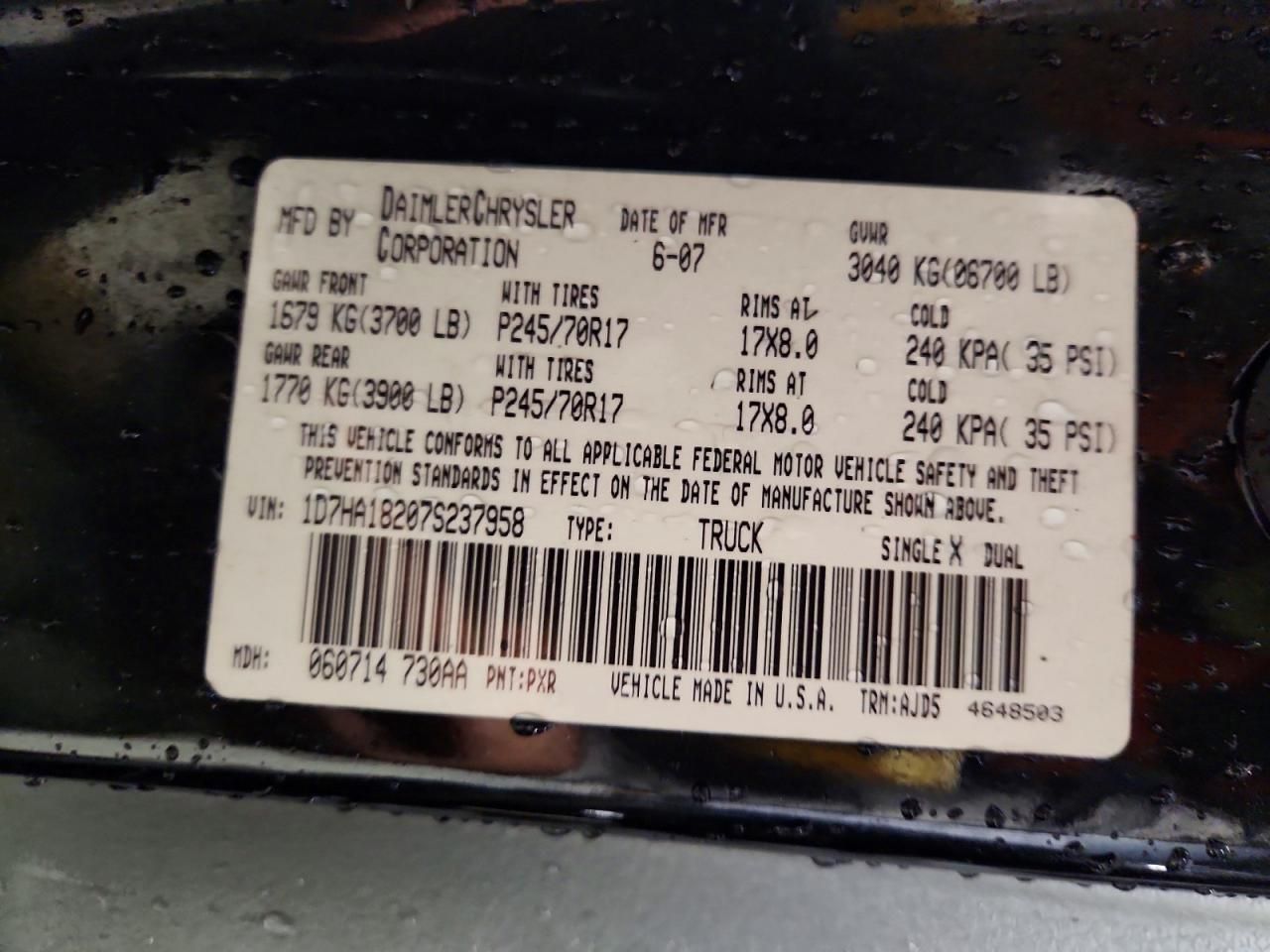 2007 Dodge Ram 1500 st