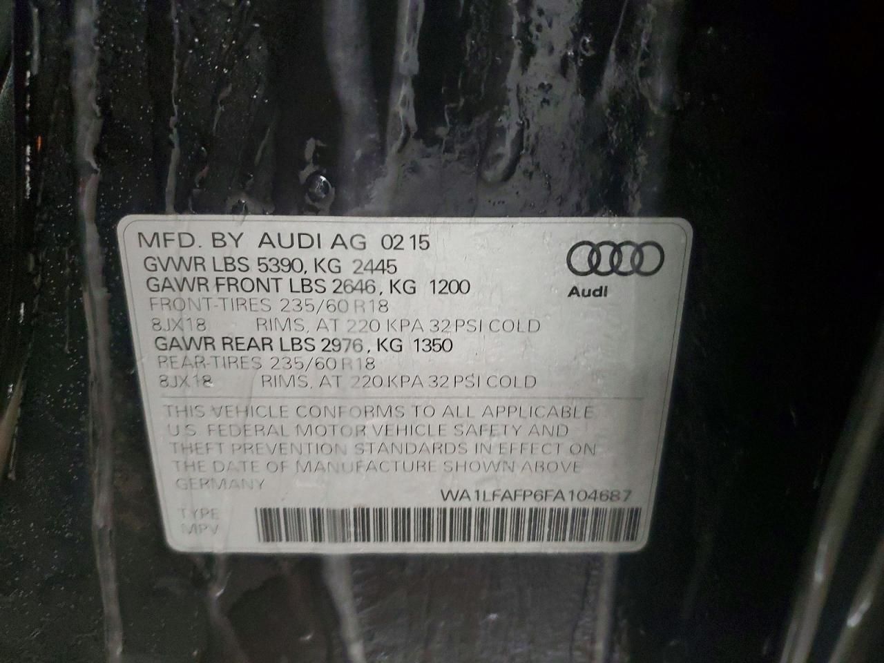 2015 Audi Q5 Premium Plus