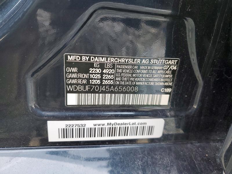 2005 Mercedes-Benz E 500