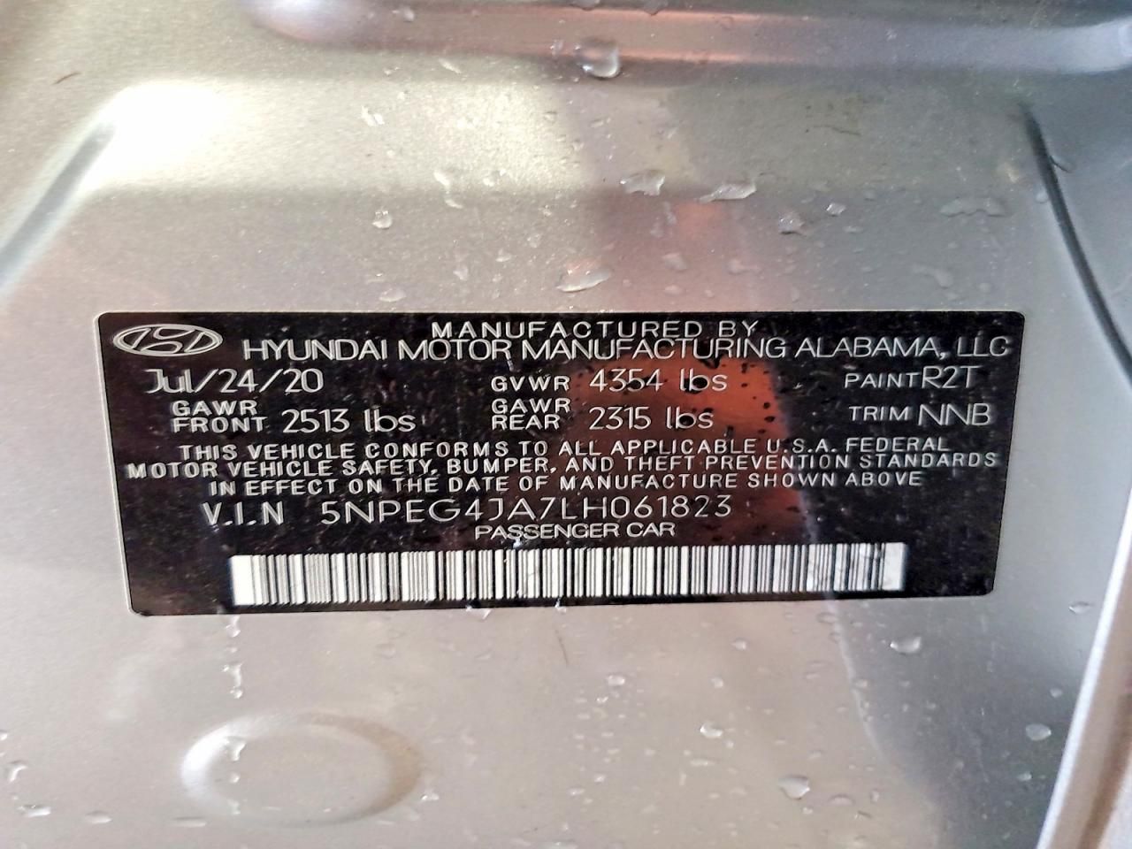 2020 Hyundai Sonata se