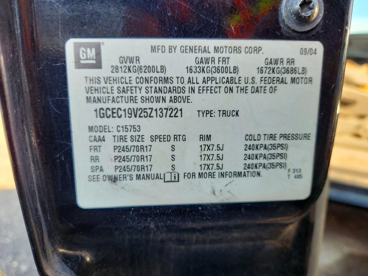 2005 Chevrolet Silverado C1500