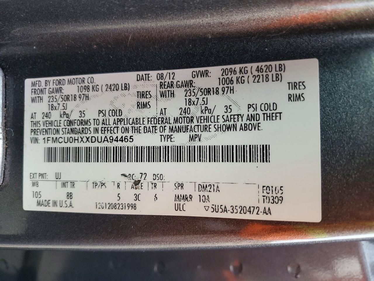 2013 Ford Escape sel