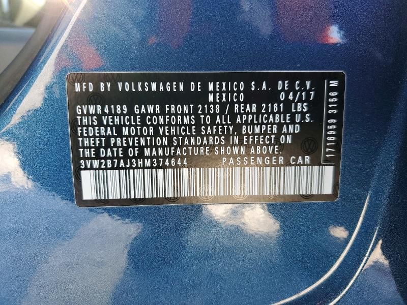 2017 Volkswagen Jetta s