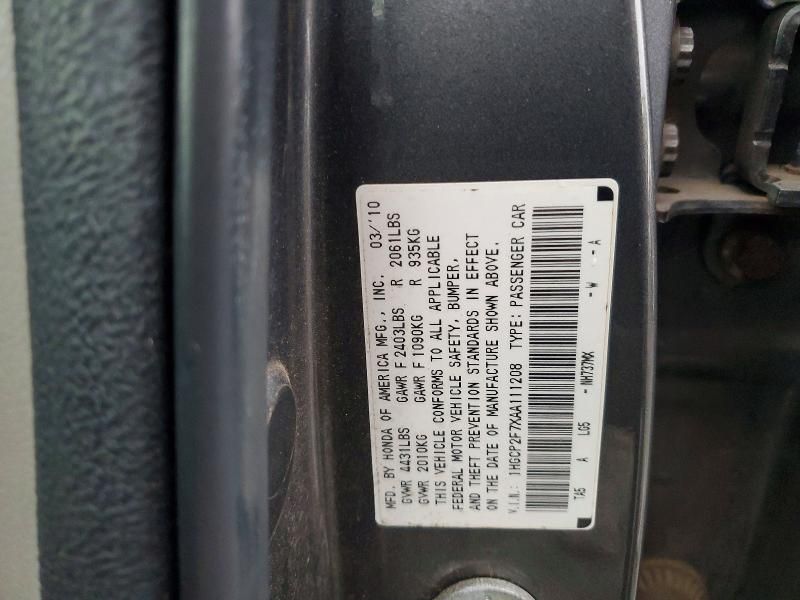 2010 Honda Accord ex