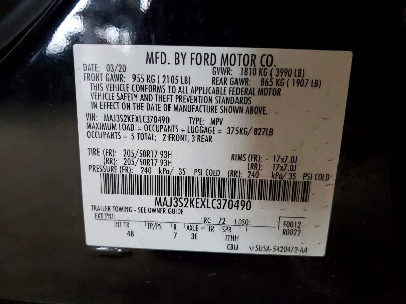 2020 Ford Ecosport Titanium