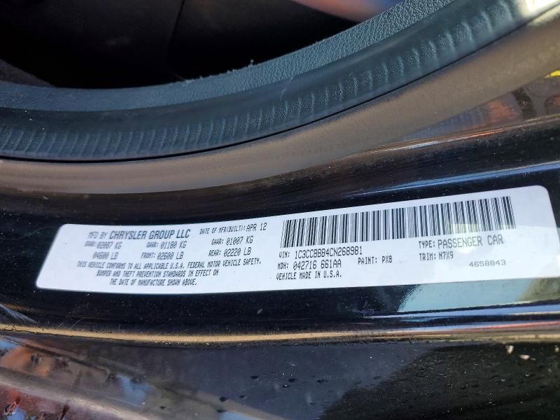 2012 Chrysler 200 Touring