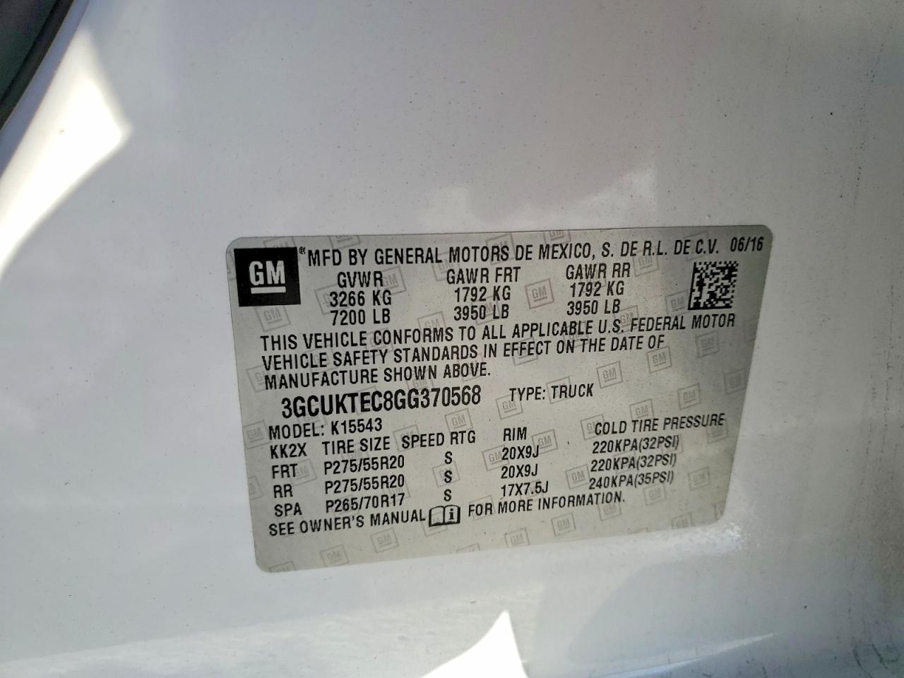 2016 Chevrolet Silverado K1500 High Country