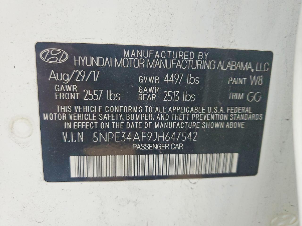 2018 Hyundai Sonata Sport