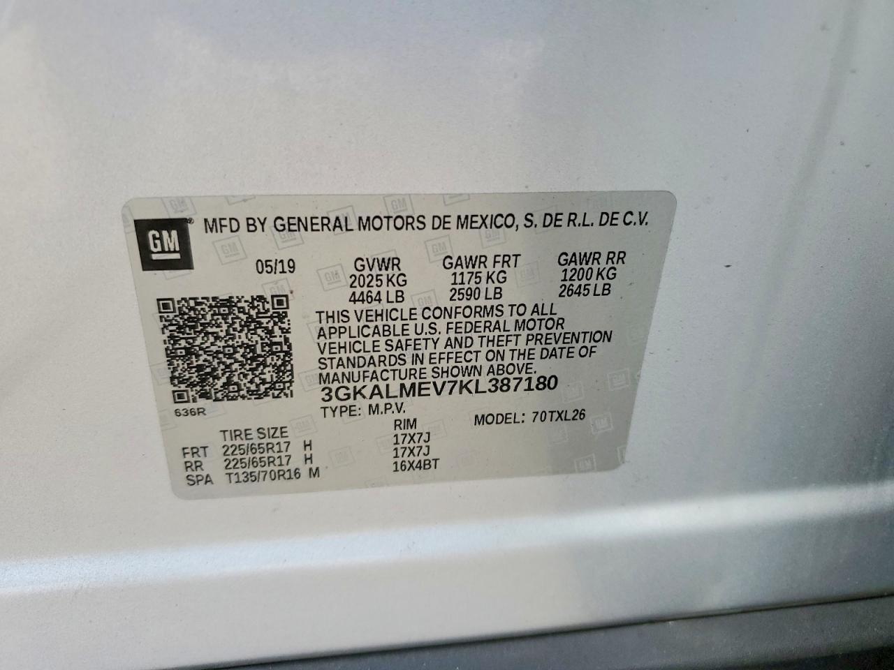 2019 GMC Terrain sle