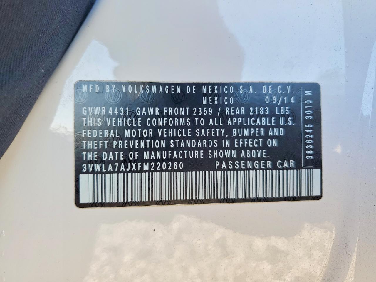 2015 Volkswagen Jetta tdi