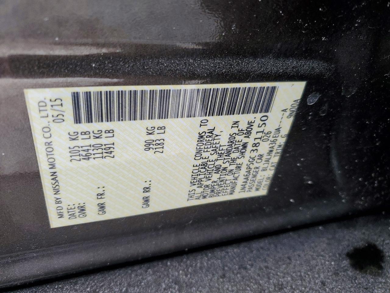 2016 Nissan Maxima 3.5s