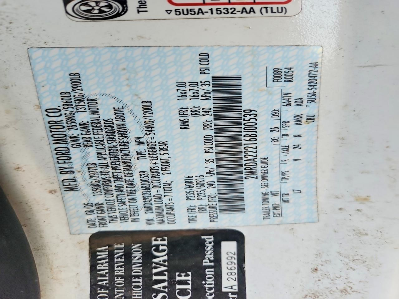 2006 Mercury Monterey Luxury