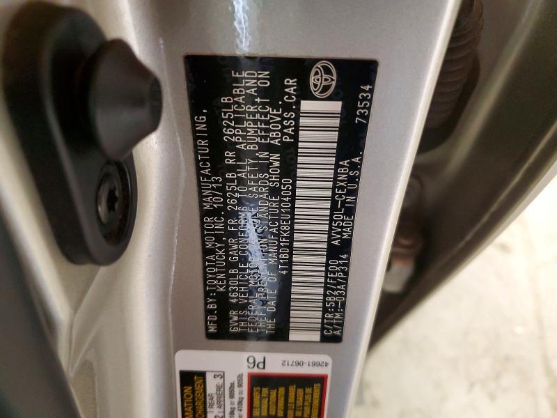 2014 Toyota Camry Hybrid