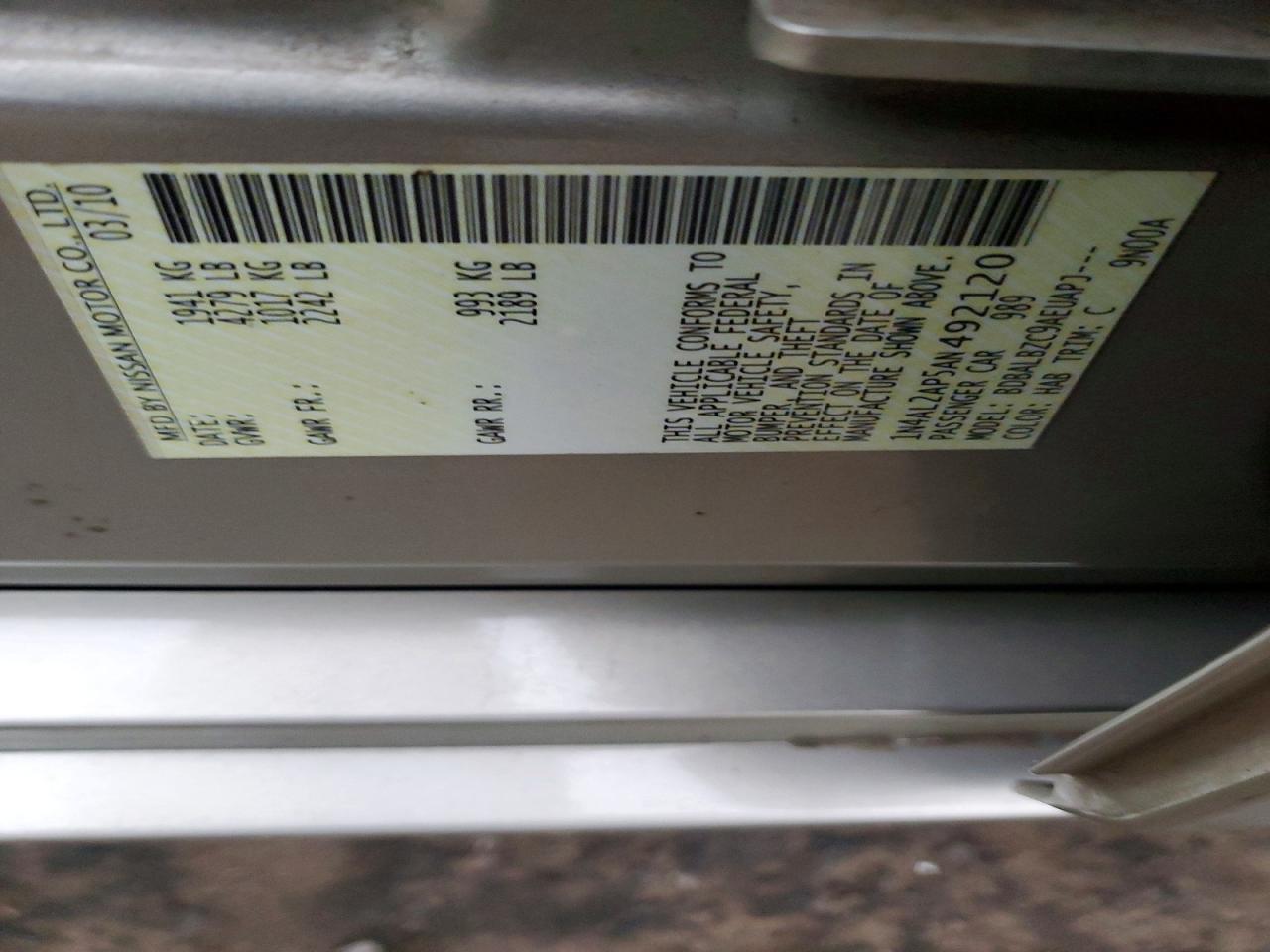 2010 Nissan Altima Base