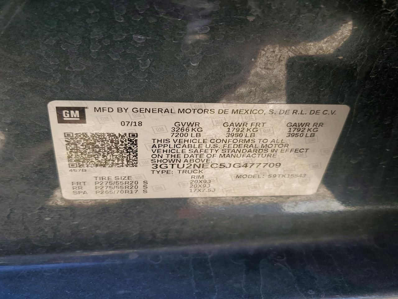 2018 GMC Sierra K1500 slt