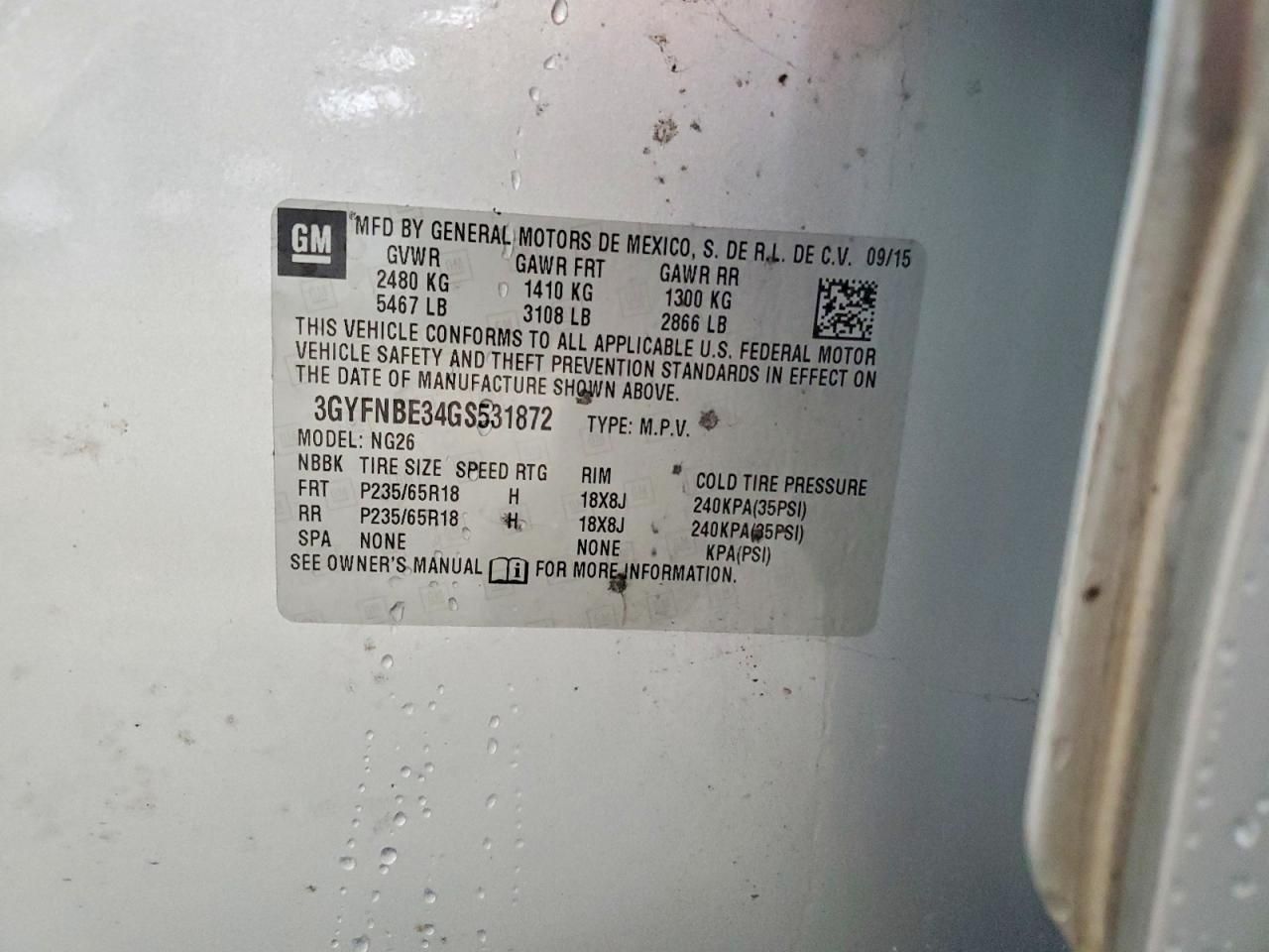 2016 Cadillac Srx Luxury Collection