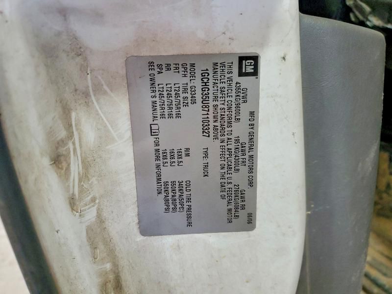 2007 Chevrolet Express G3500