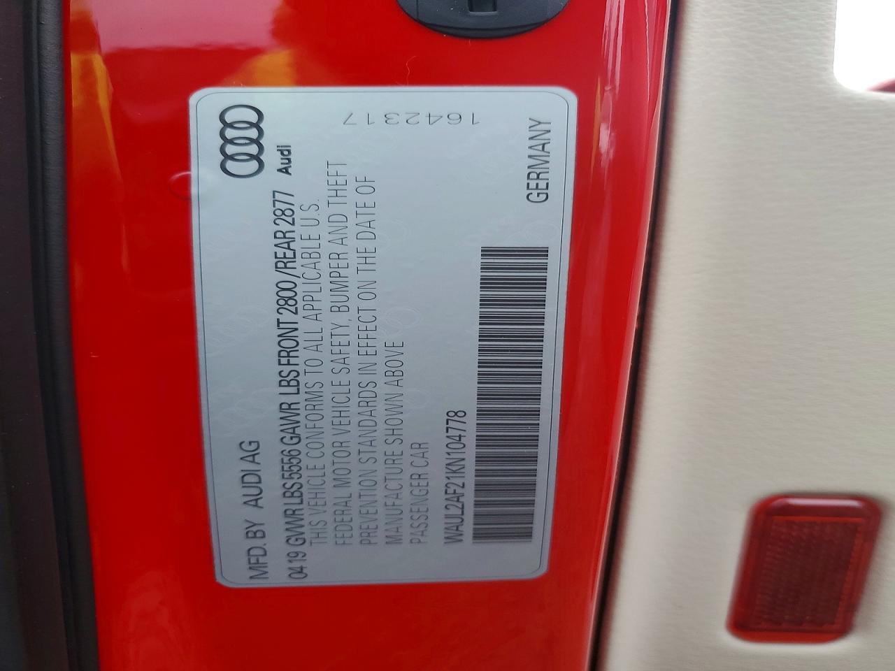 2019 Audi A6 Premium Plus