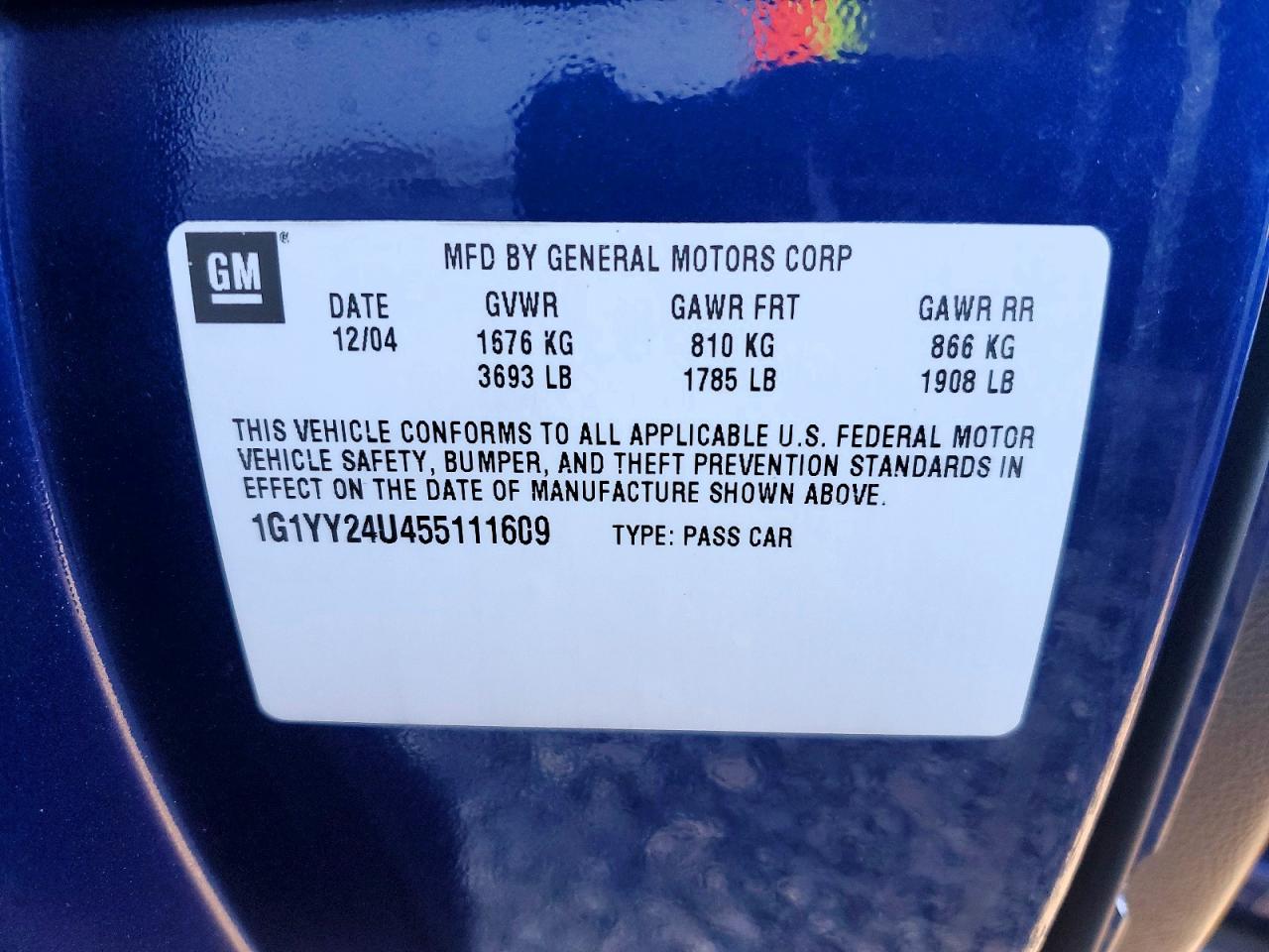 2005 Chevrolet Corvette