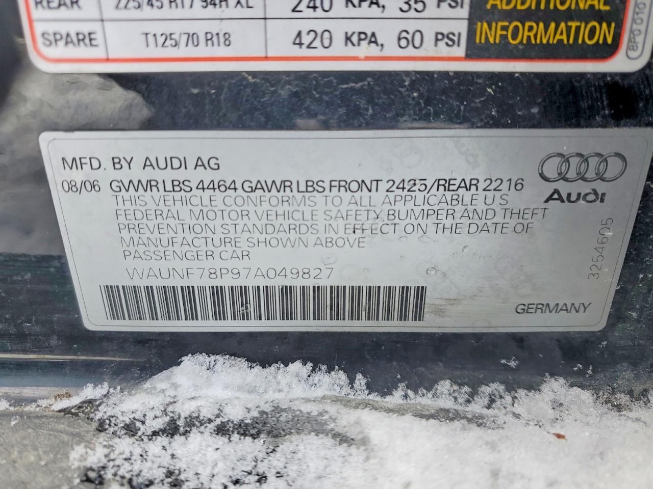 2007 Audi A3 2.0 Premium